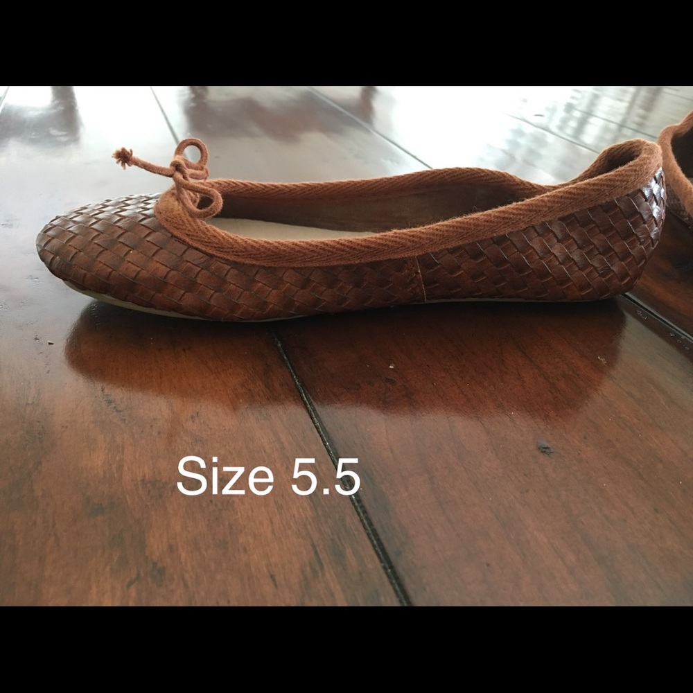 🔴SOLD Topshop Brown Ballet Flats